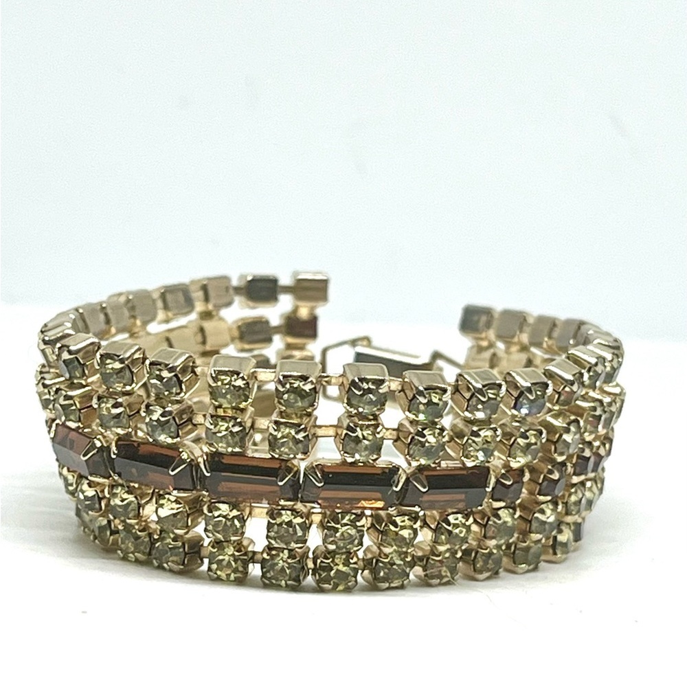Vintage Rhinestone Bracelet - Picture 3 of 7
